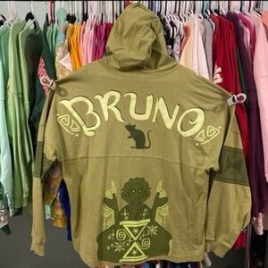 Disney parks encanto GLOW IN THE DARK Bruno hooded spirit jersey L